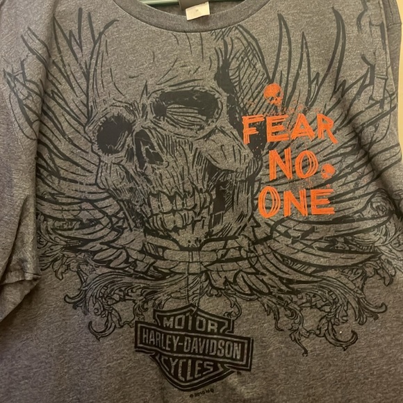 Harley-Davidson fear no one Short Sleeve Tee 3x - Picture 5 of 8